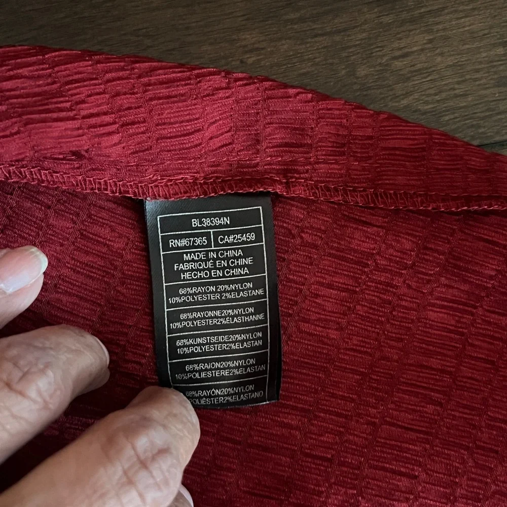 BB Dakota Maroon Dress by Steve Madden – Size Medium - Picture 4 of 7